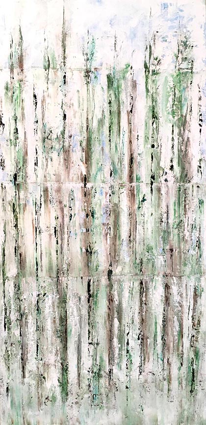 'Bamboo' 12x24 Oil on canvas board - Prints Only