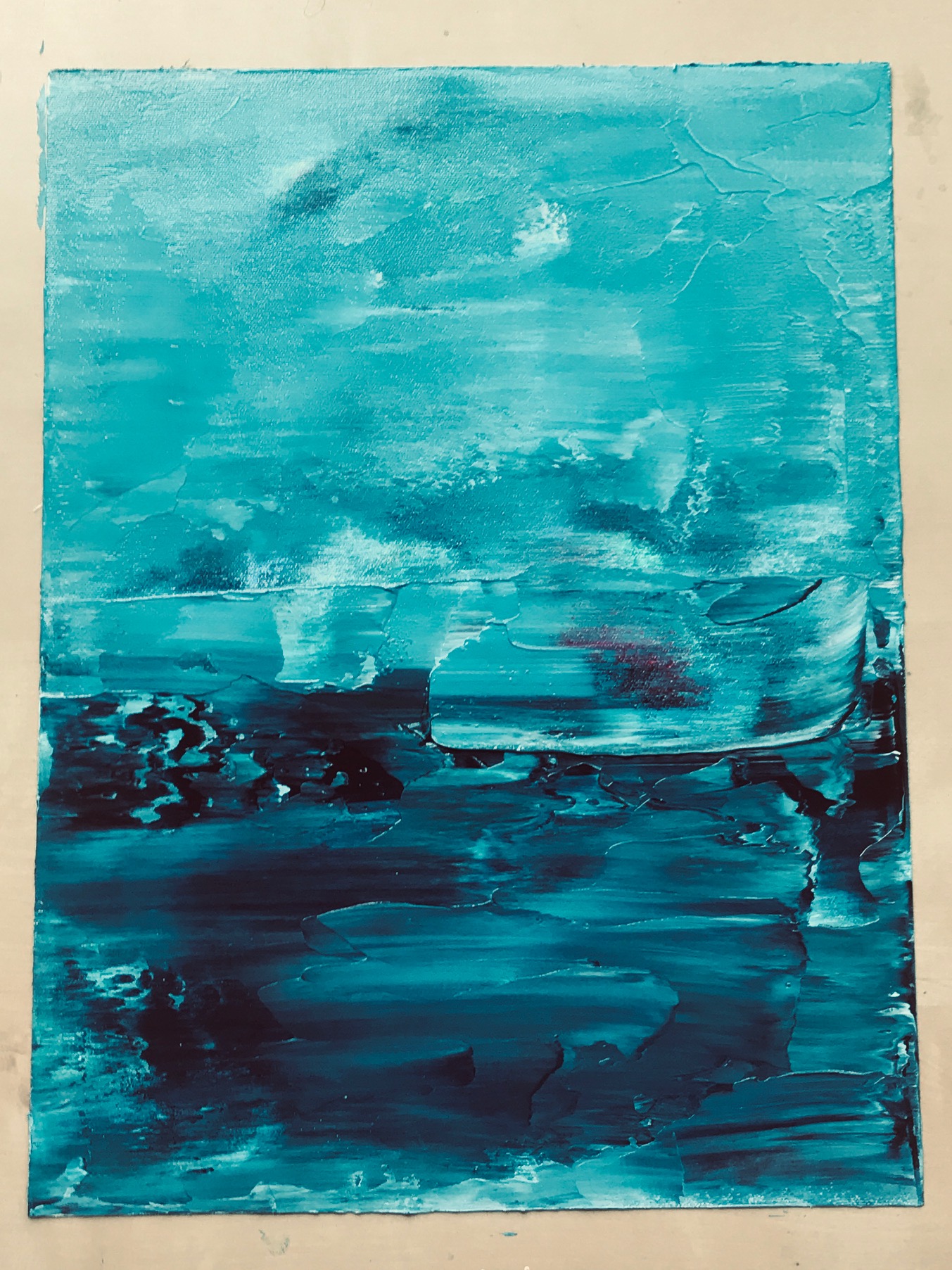 'Inveterate Sorrow' 9x12 canvas sheet- $25