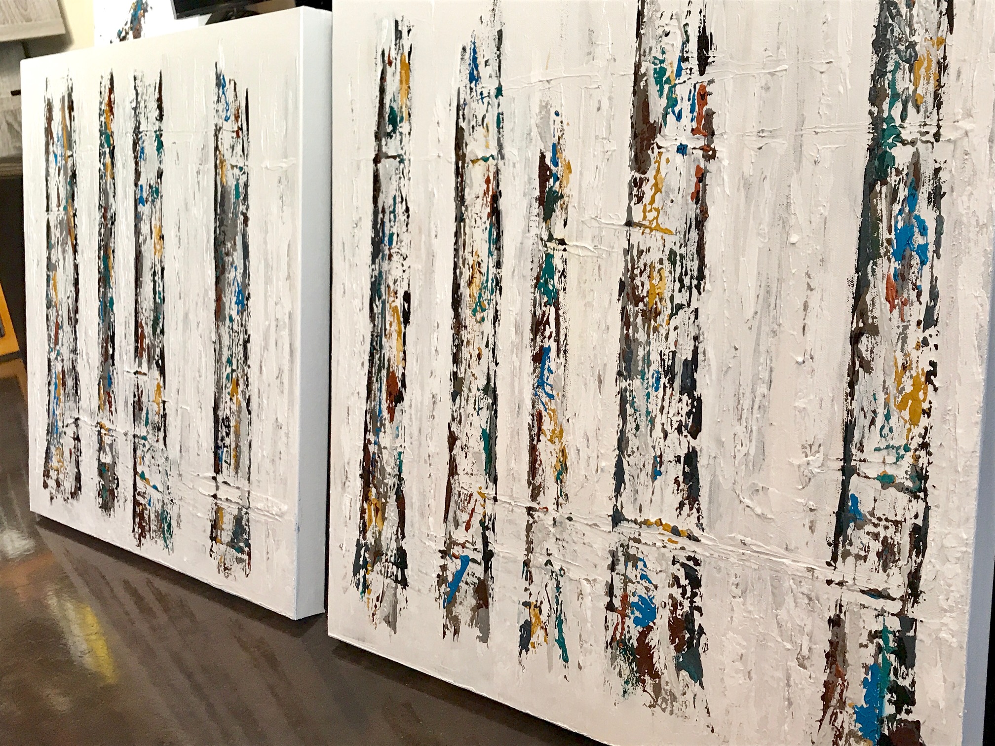 'Trunks Diptych' 24x48 - SOLD