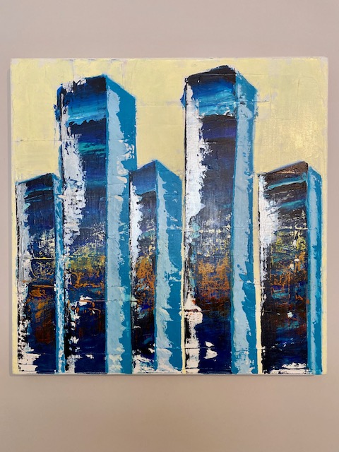 'Sunset Skyscrapers' 24x24 - Prints Only